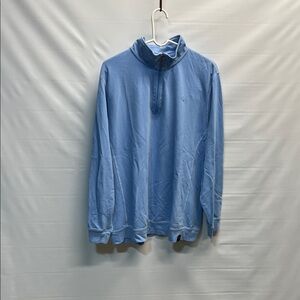 Margaritaville Island Reserve 1/4 Zip Pullover Blue Sweatshirt Mens XXL